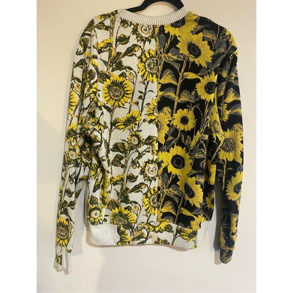 TWENTY NWT Sunflower Hyper Reality Contrast Panel Sweatshirt, Sz Medium, MP $185 - Picture 9 of 11